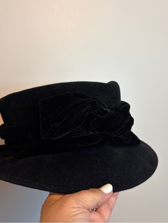 Diamond Supply Co. Black Velvet-Band Wool Fedora Hat